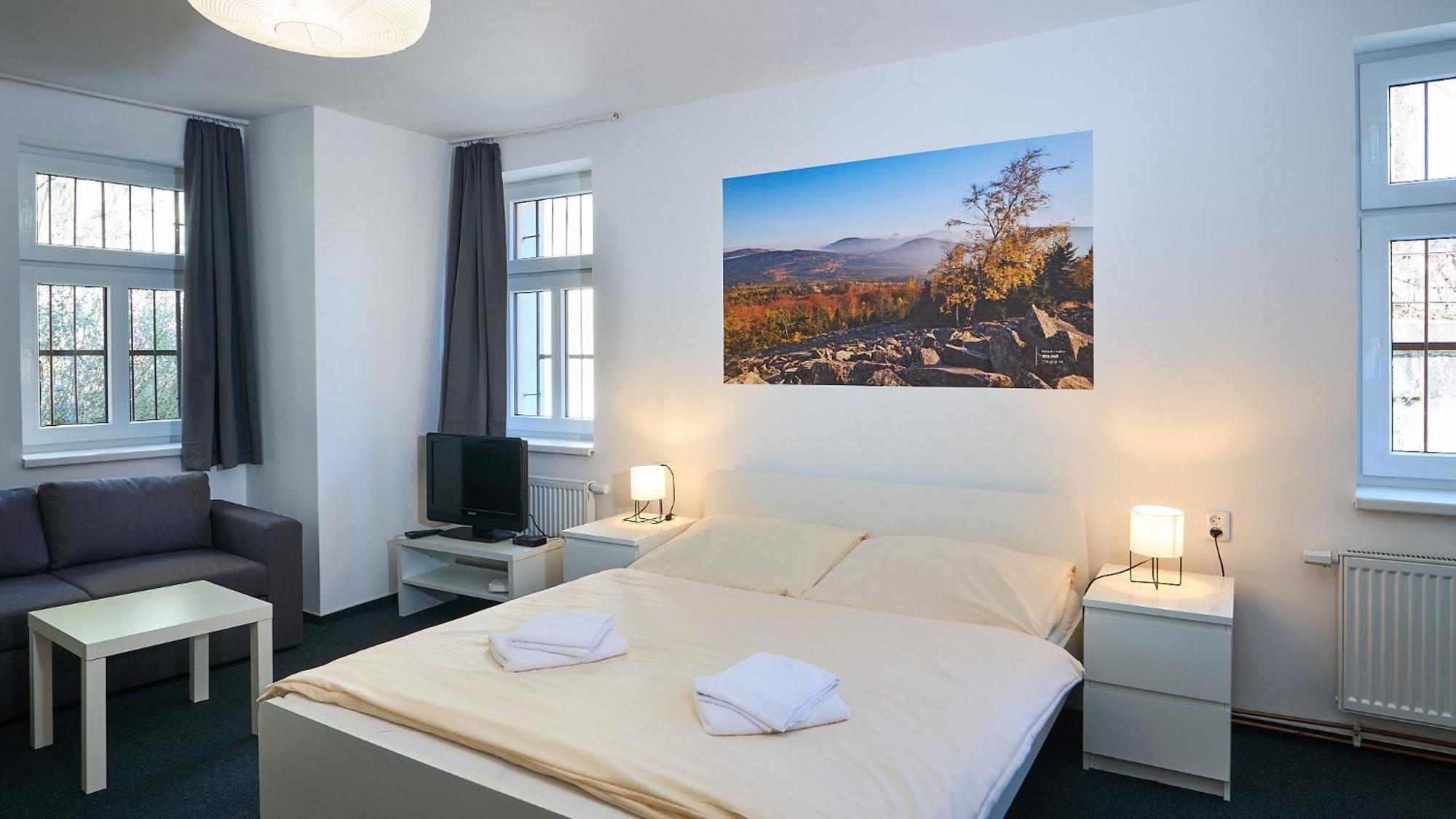 Pivovar Falkenstejn Krásná Lípa Buitenkant foto